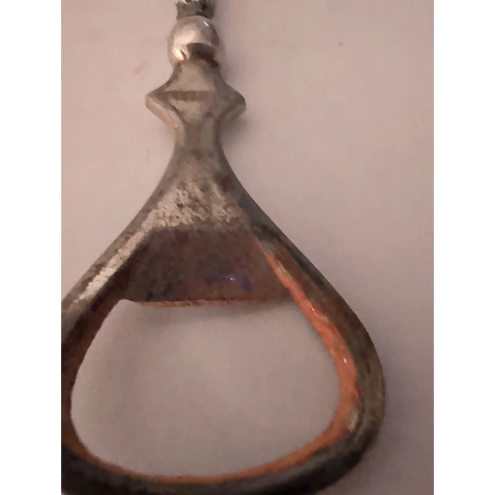 Antique Marked Sterling Silver Floral Decorations Flatware Bottle Opener 2-6-94